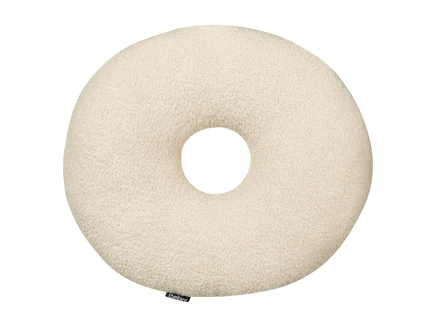 Set van 2 decoratieve kussens HESPERIS Bouclé Beige Effen