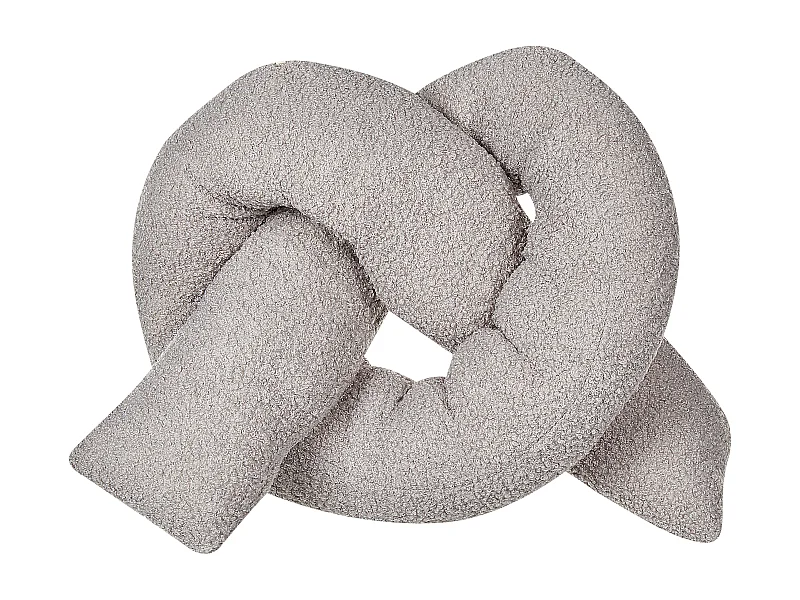 Cuscino decorativo GLADIOLUS Bouclé 172 x 14 cm Grigio Tinta unita