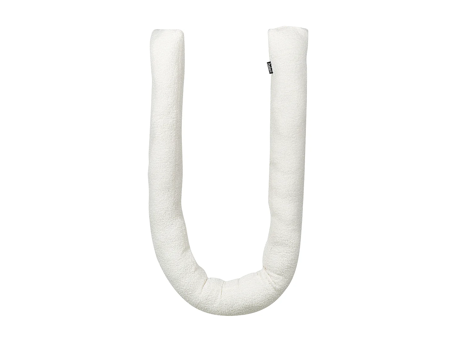 Dekokissen 2er Set GLADIOLUS Bouclé 172 x 14 cm Cremeweiss Ohne Muster