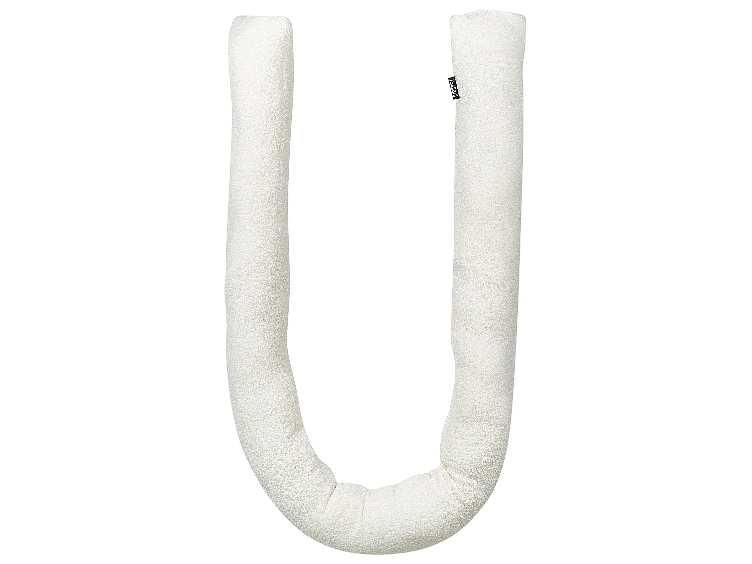 Lot de 2 coussins décoratifs GLADIOLUS Bouclé 172 x 14 cm Blanc cassé Unicolore