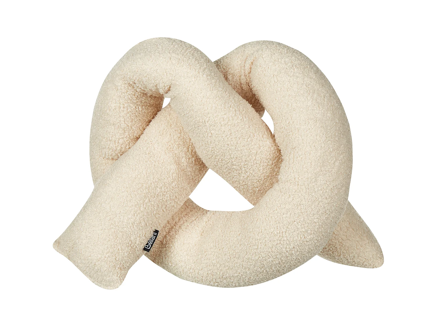 Dekokissen 2er Set GLADIOLUS Bouclé 172 x 14 cm Beige Ohne Muster