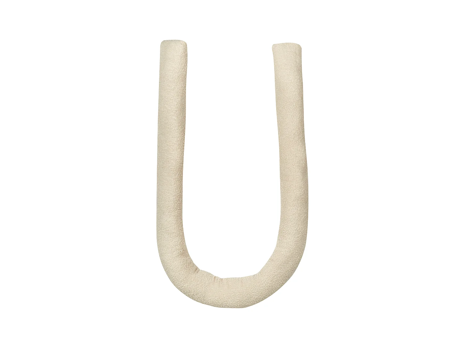 Dekokissen 2er Set GLADIOLUS Bouclé 172 x 14 cm Beige Ohne Muster