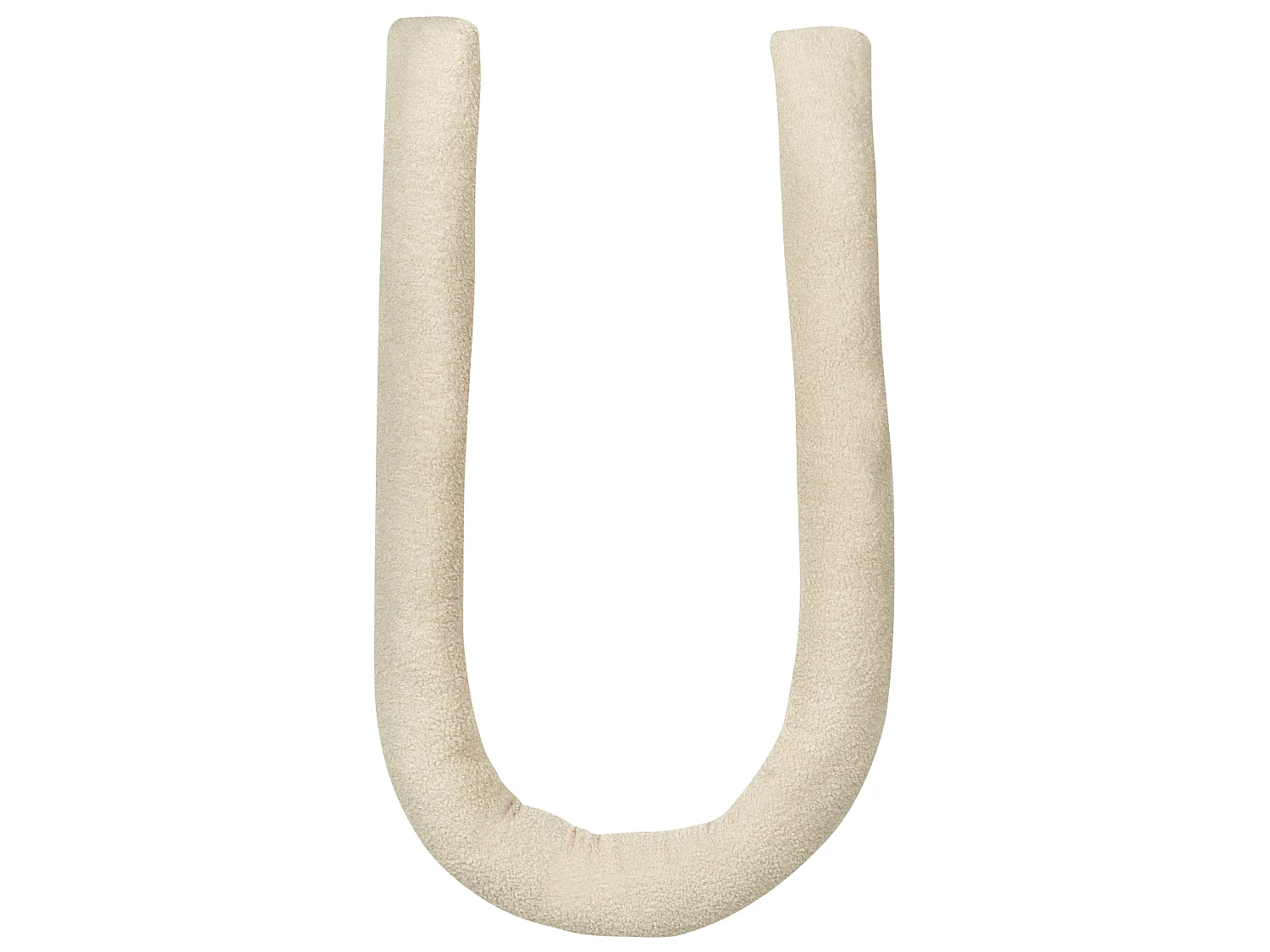 Dekokissen 2er Set GLADIOLUS Bouclé 172 x 14 cm Beige Ohne Muster