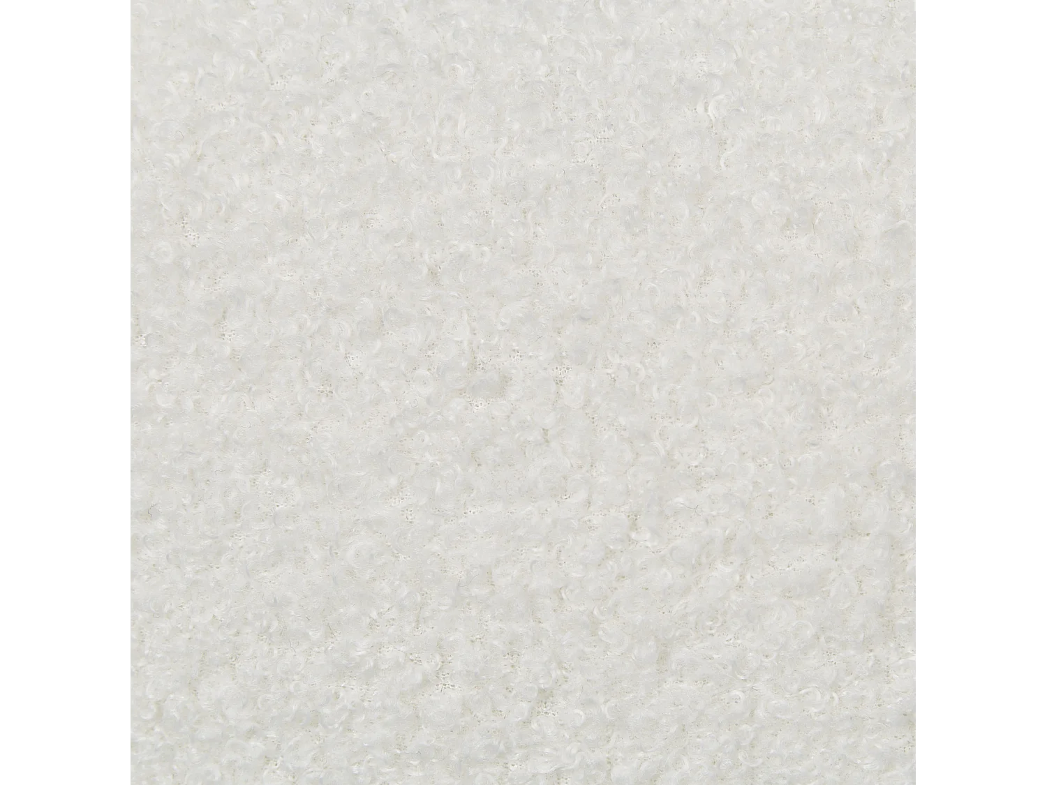 Lot de 2 coussins décoratifs HESPERIS Bouclé Blanc cassé Unicolore