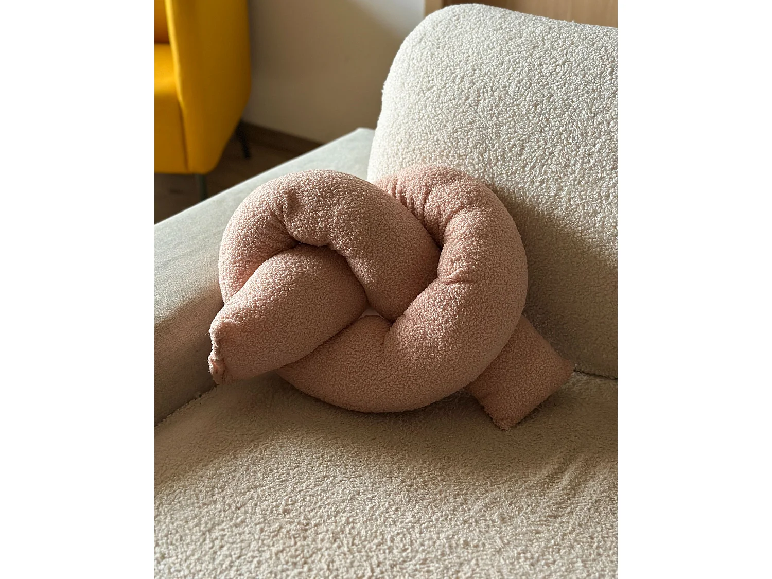Coussin GLADIOLUS Bouclé 172 x 14 cm Rose Unicolore