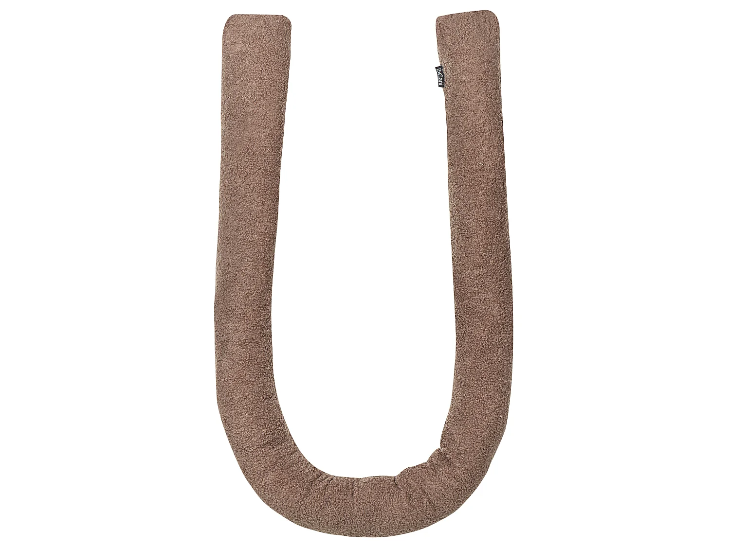 Lot de 2 coussins décoratifs GLADIOLUS Bouclé 172 x 14 cm Marron Unicolore