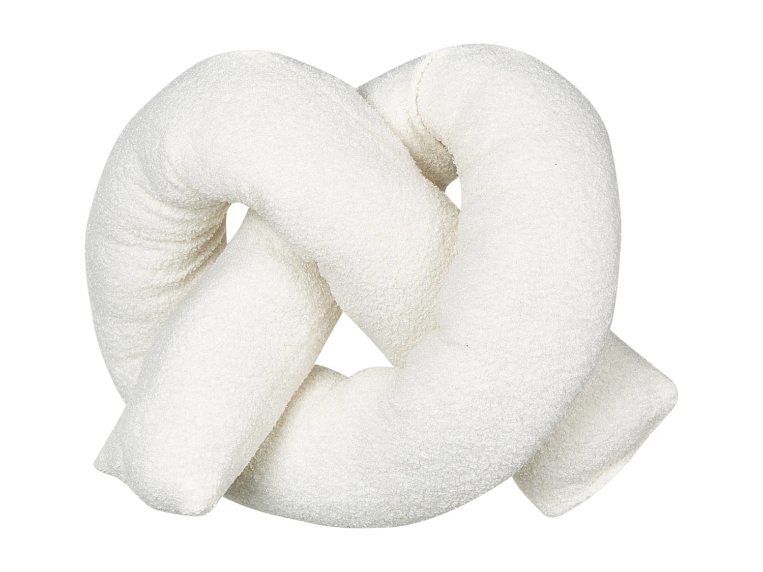 Dekokissen GLADIOLUS Bouclé 172 x 14 cm Cremeweiss Ohne Muster