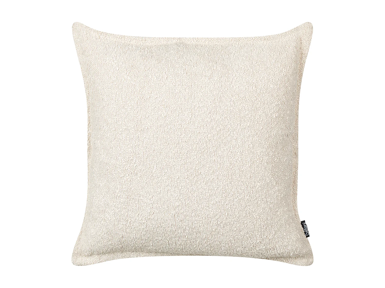 Lot de 2 coussins décoratifs SENECIA Bouclé 45 x 45 cm Beige clair Unicolore