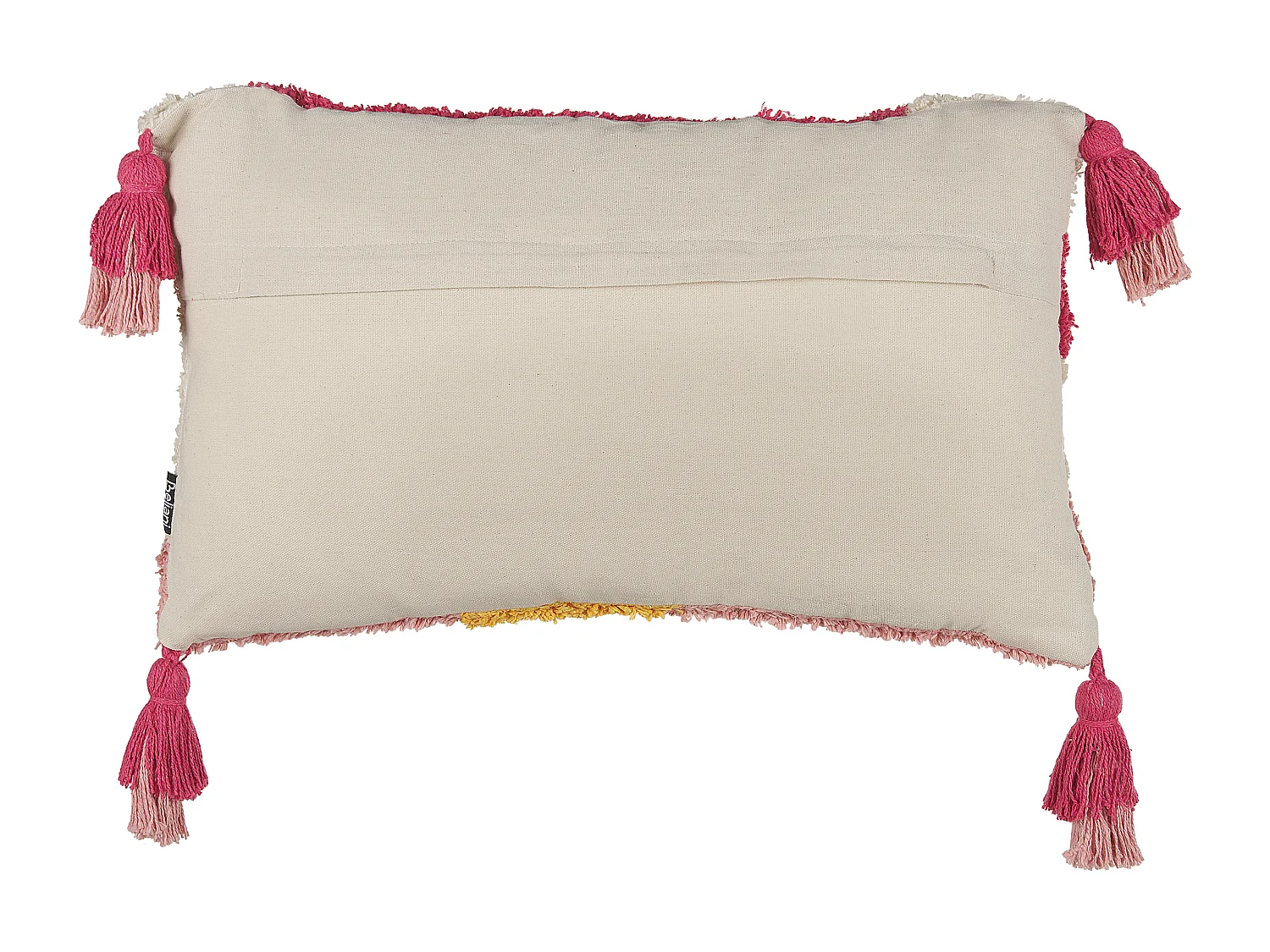 Set van 2 decoratieve kussens ACTAEA Katoen 30 x 50 cm Roze Bloempatroon