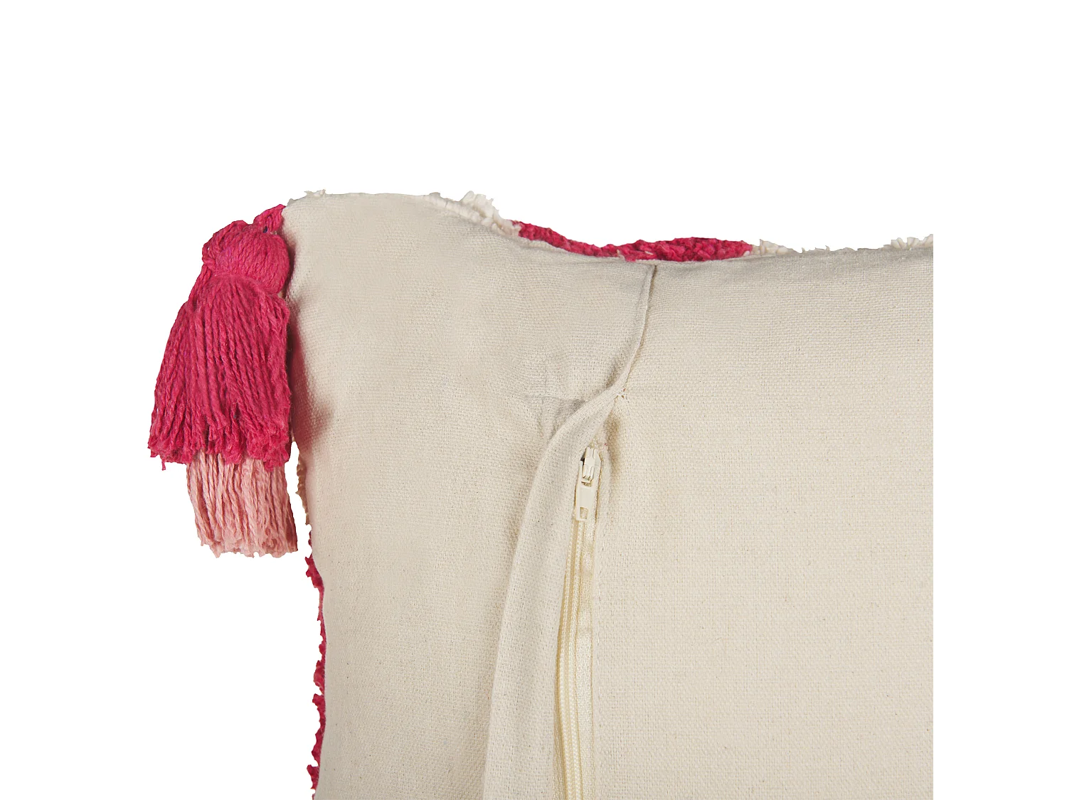 Set van 2 decoratieve kussens ACTAEA Katoen 30 x 50 cm Roze Bloempatroon