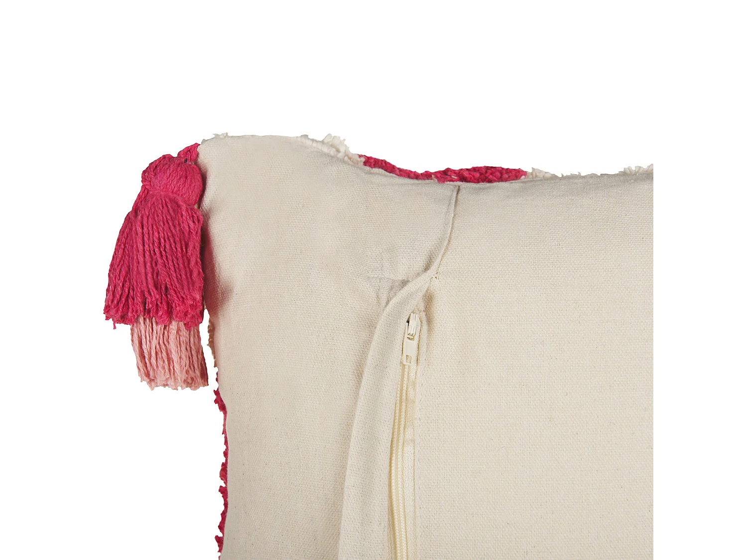 Set van 2 decoratieve kussens ACTAEA Katoen 30 x 50 cm Roze Bloempatroon