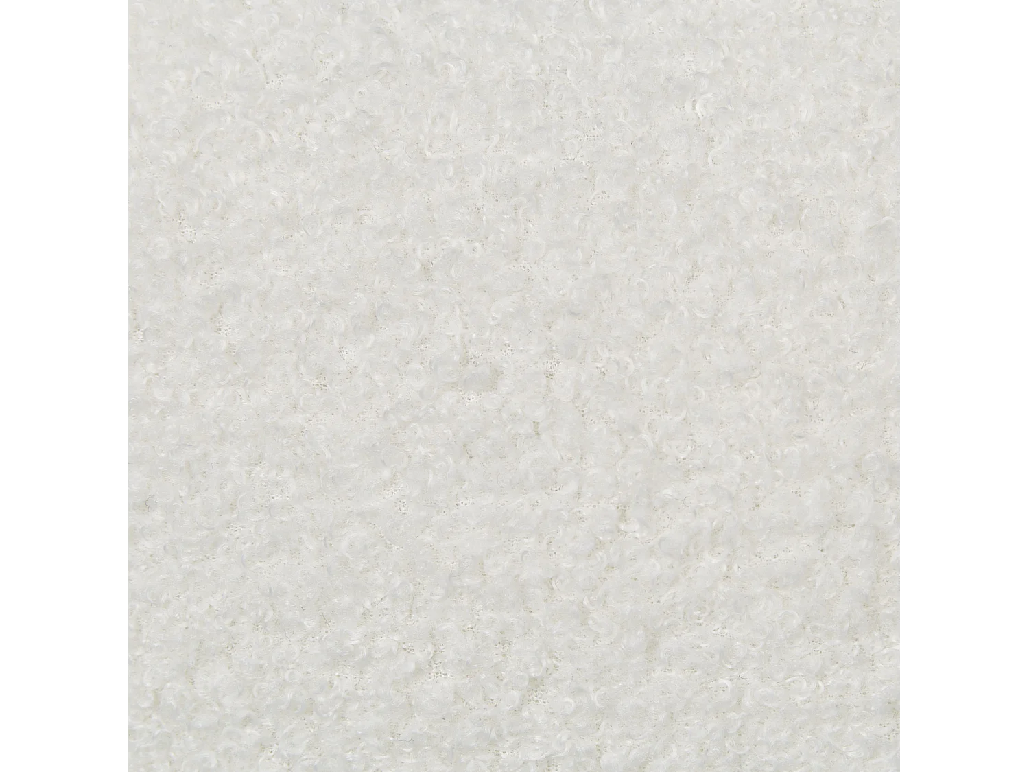 Conjunto de 2 almofadas decorativas CAMPONULA Bouclé 40 x 40 cm Branco creme Sólido