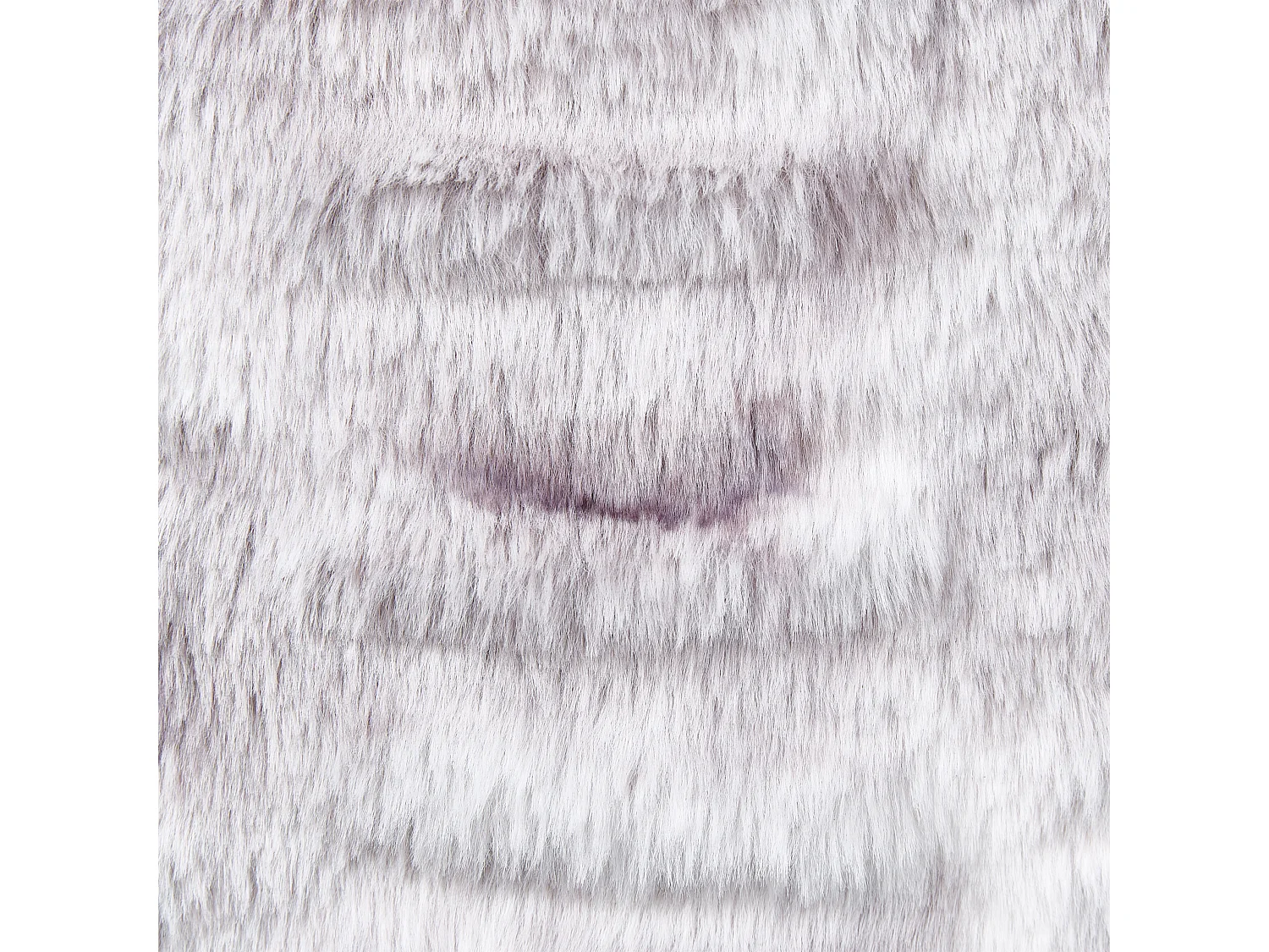 Dekokissen 2er Set MACODES Webpelz 45 x 45 cm Hellgrau Ohne Muster