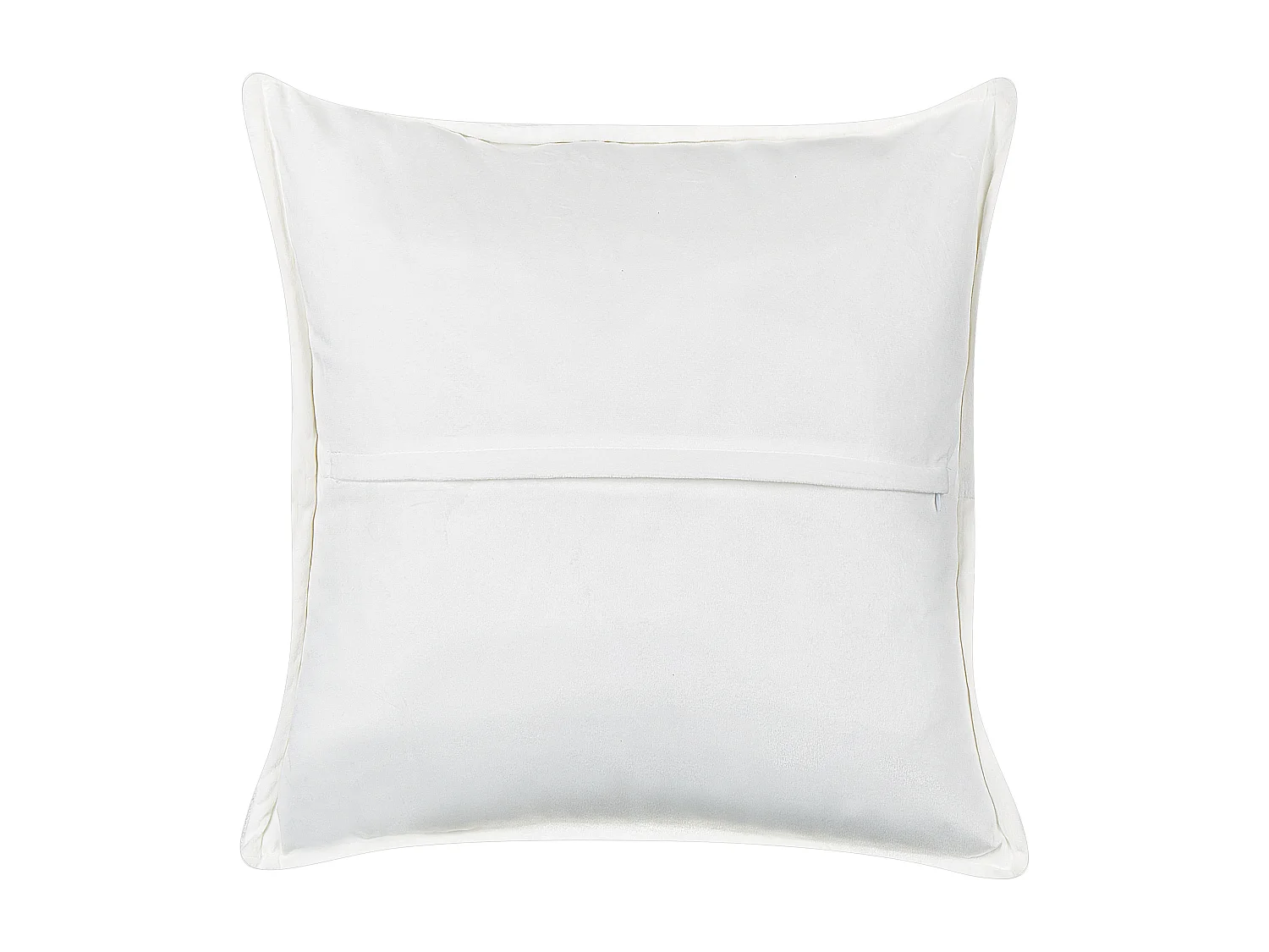 Lot de 2 coussins décoratifs SENECIA Bouclé 45 x 45 cm Blanc cassé Unicolore