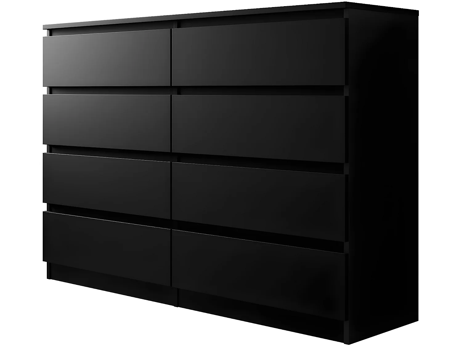 Commode "Malwa M6" - 139 x 40 x 77 cm - Noir