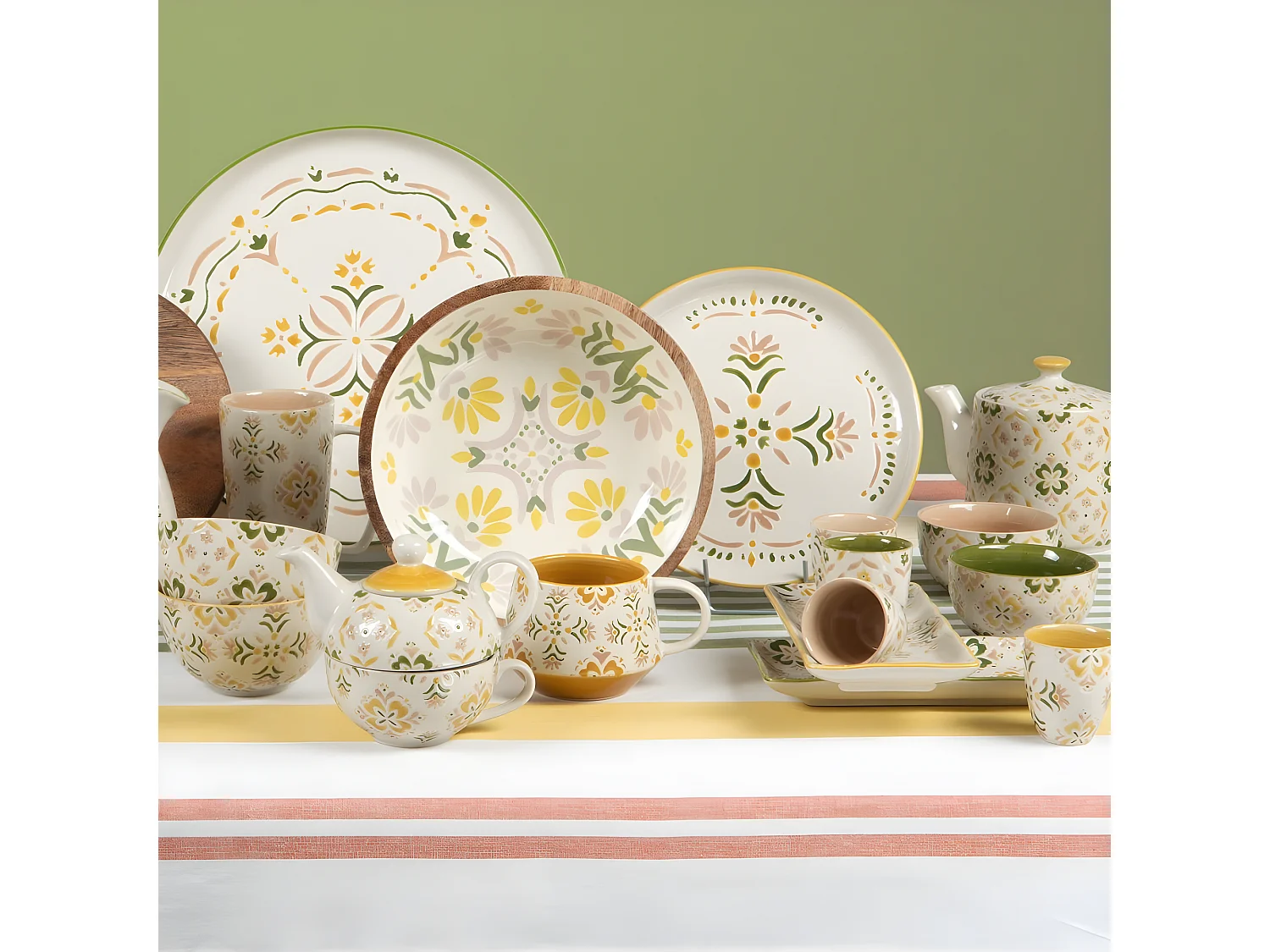 Assiette creuse Léane 18,5 cm (lot de 6)