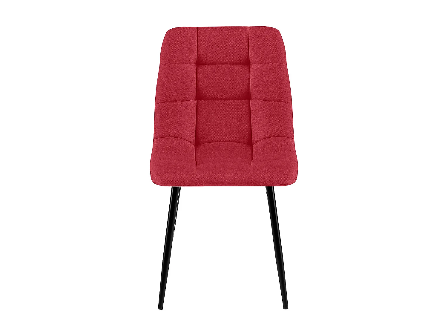 chaise salle à manger - Tissu & Nature - Rouge - Antibe