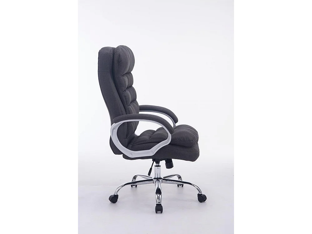 Chaise de bureau - Tissu - Gris foncé - XXL Vancouver