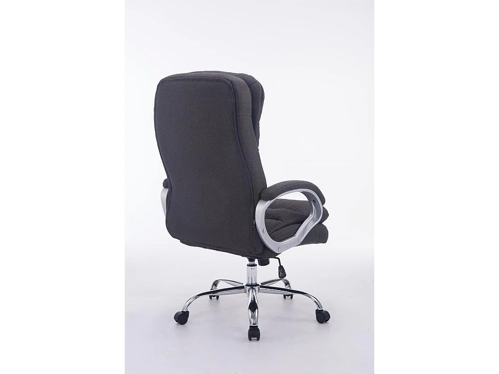 Chaise de bureau - Tissu - Gris foncé - XXL Vancouver