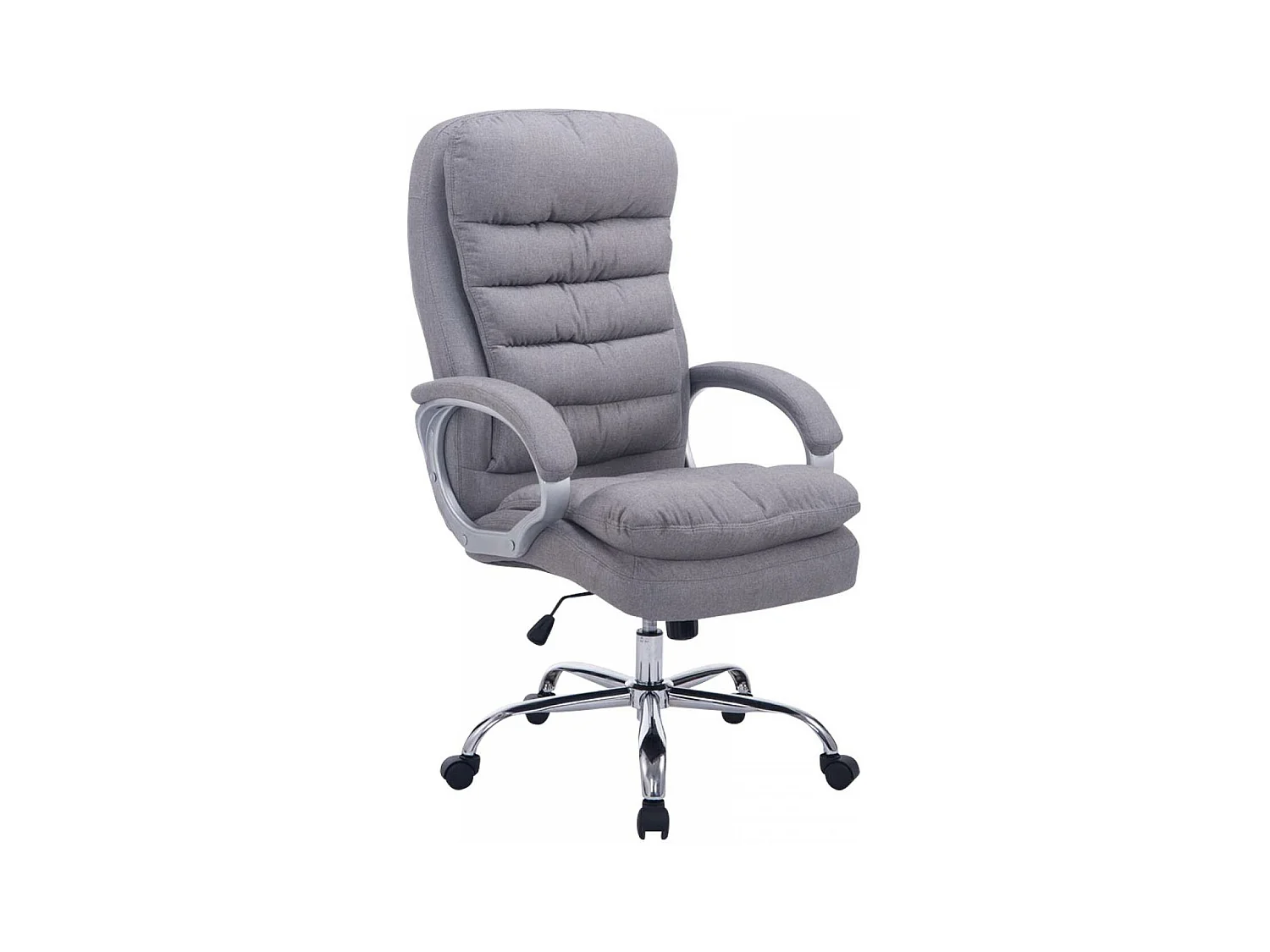 Chaise de bureau - Tissu - Gris - XXL Vancouver