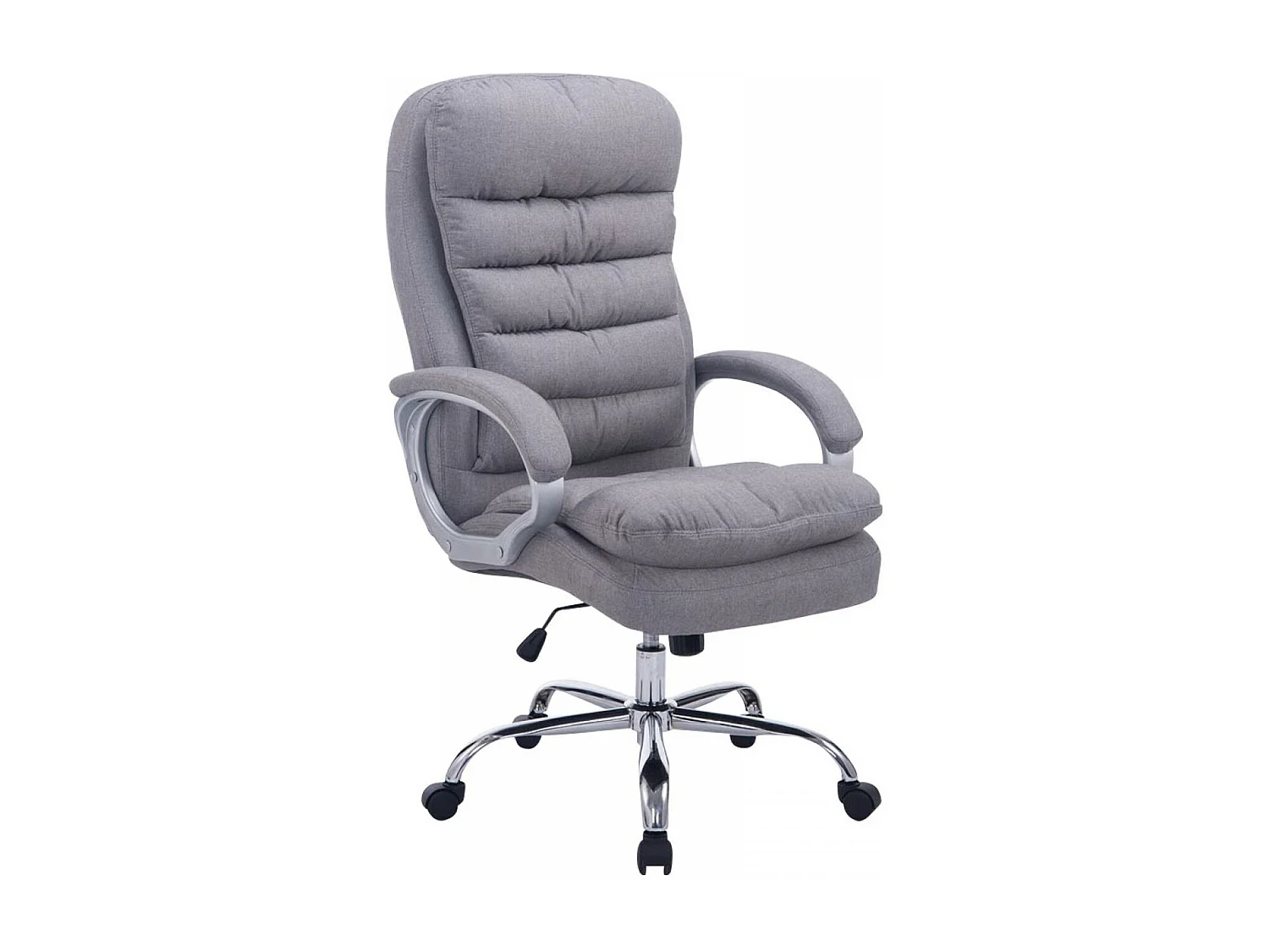 Chaise de bureau - Tissu - Gris - XXL Vancouver