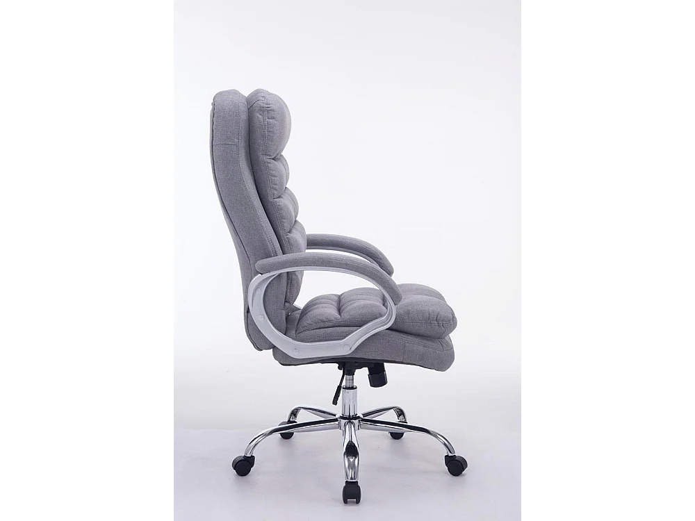 Chaise de bureau - Tissu - Gris - XXL Vancouver