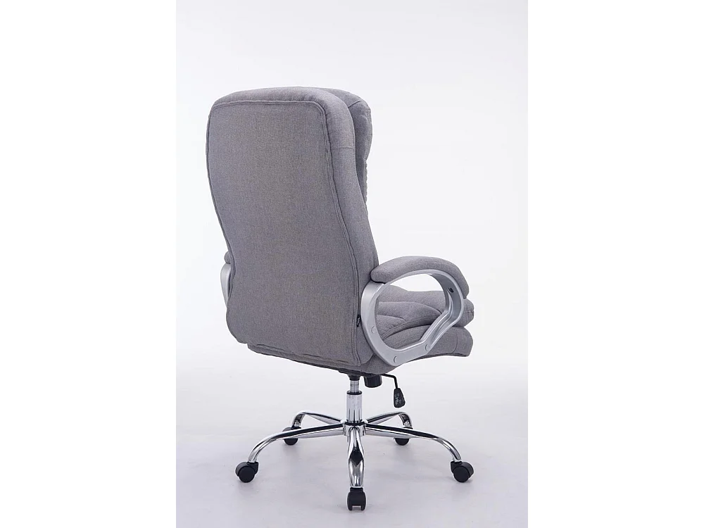 Chaise de bureau - Tissu - Gris - XXL Vancouver