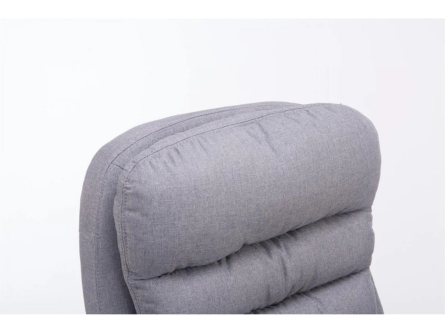 Chaise de bureau - Tissu - Gris - XXL Vancouver