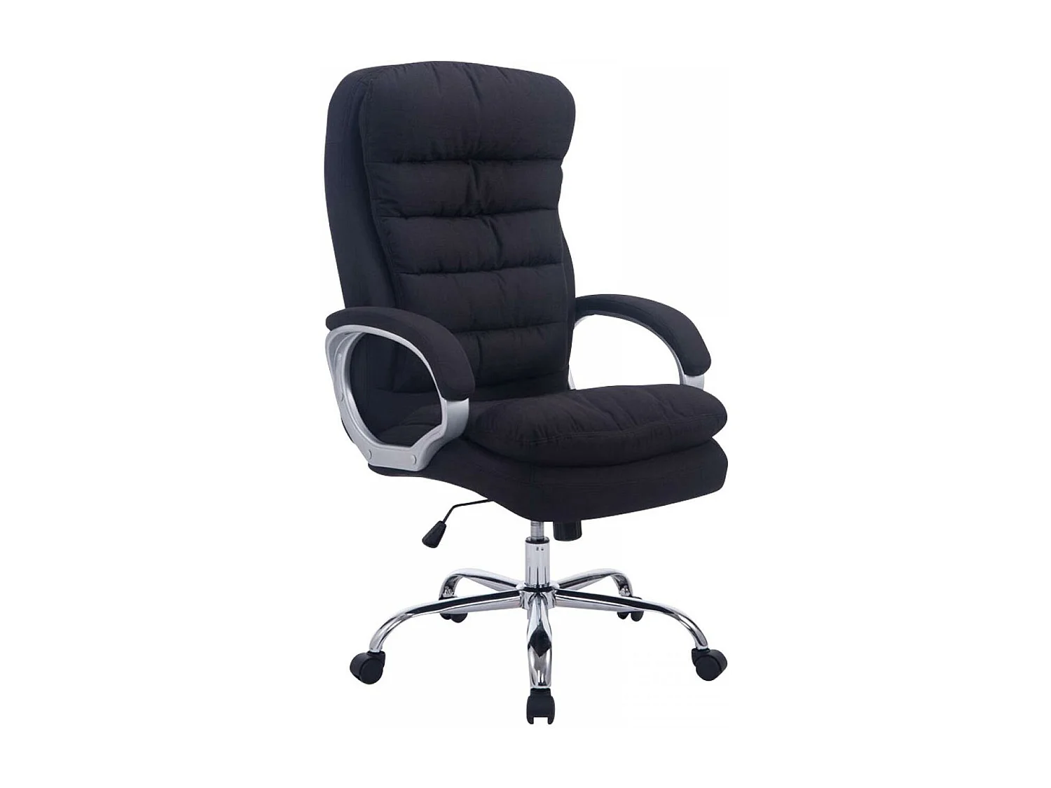 Chaise de bureau - Tissu - Noir - XXL Vancouver