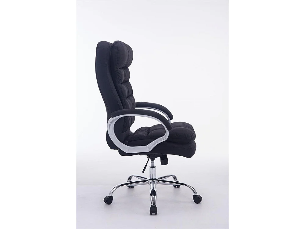 Chaise de bureau - Tissu - Noir - XXL Vancouver