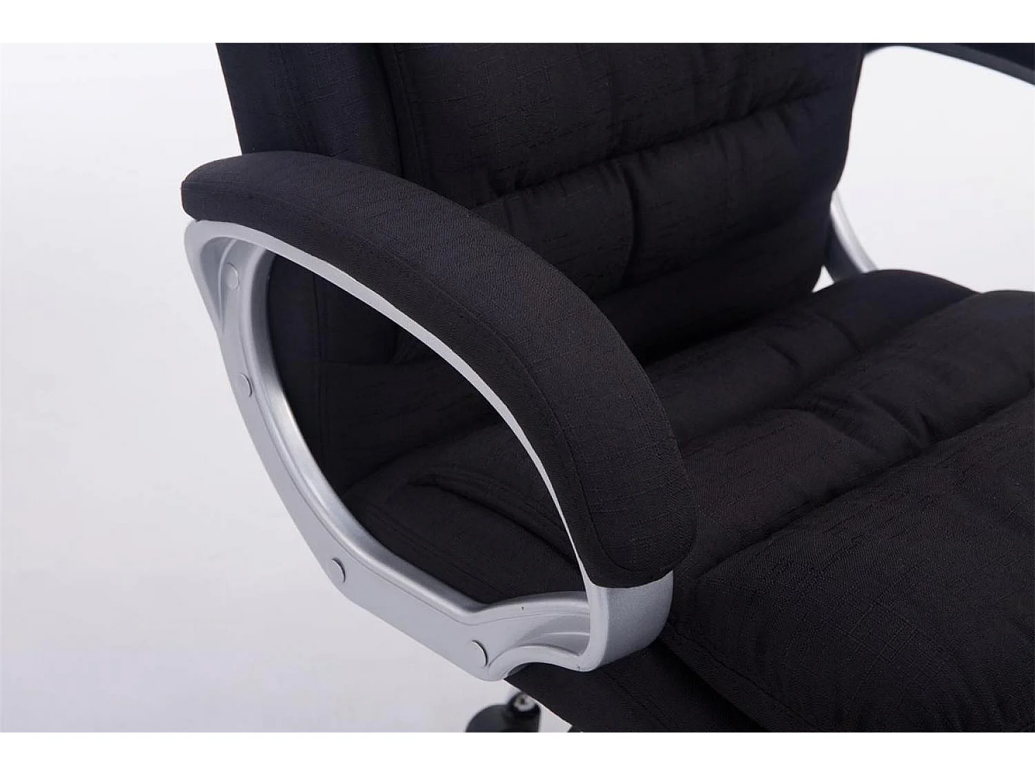 Chaise de bureau - Tissu - Noir - XXL Vancouver