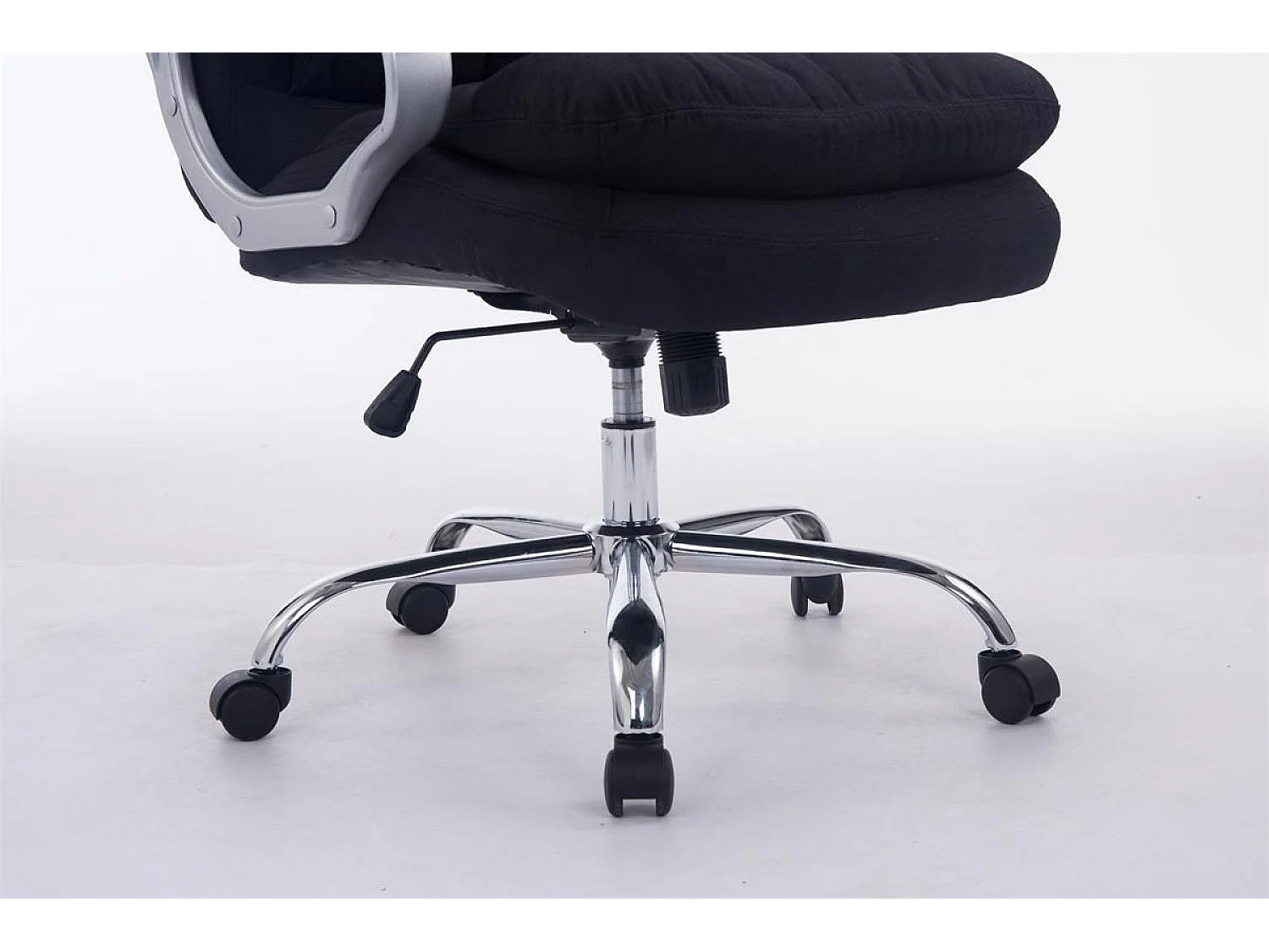 Chaise de bureau - Tissu - Noir - XXL Vancouver