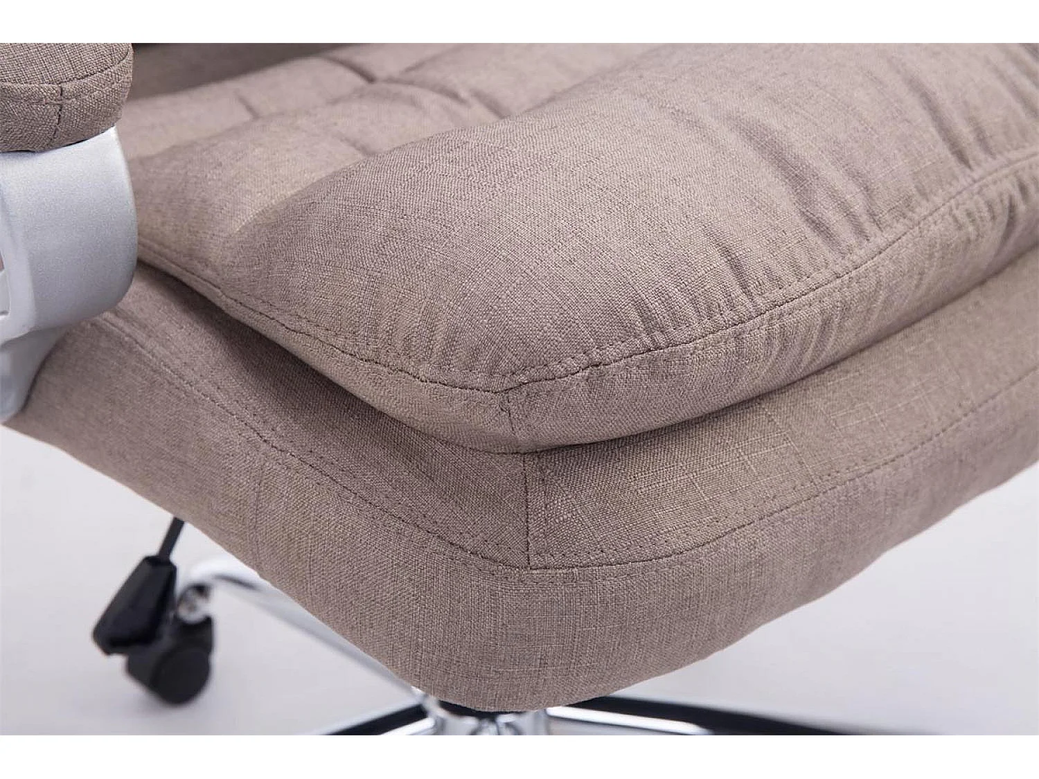 Bureaustoel - Stof - taupe - XXL Vancouver