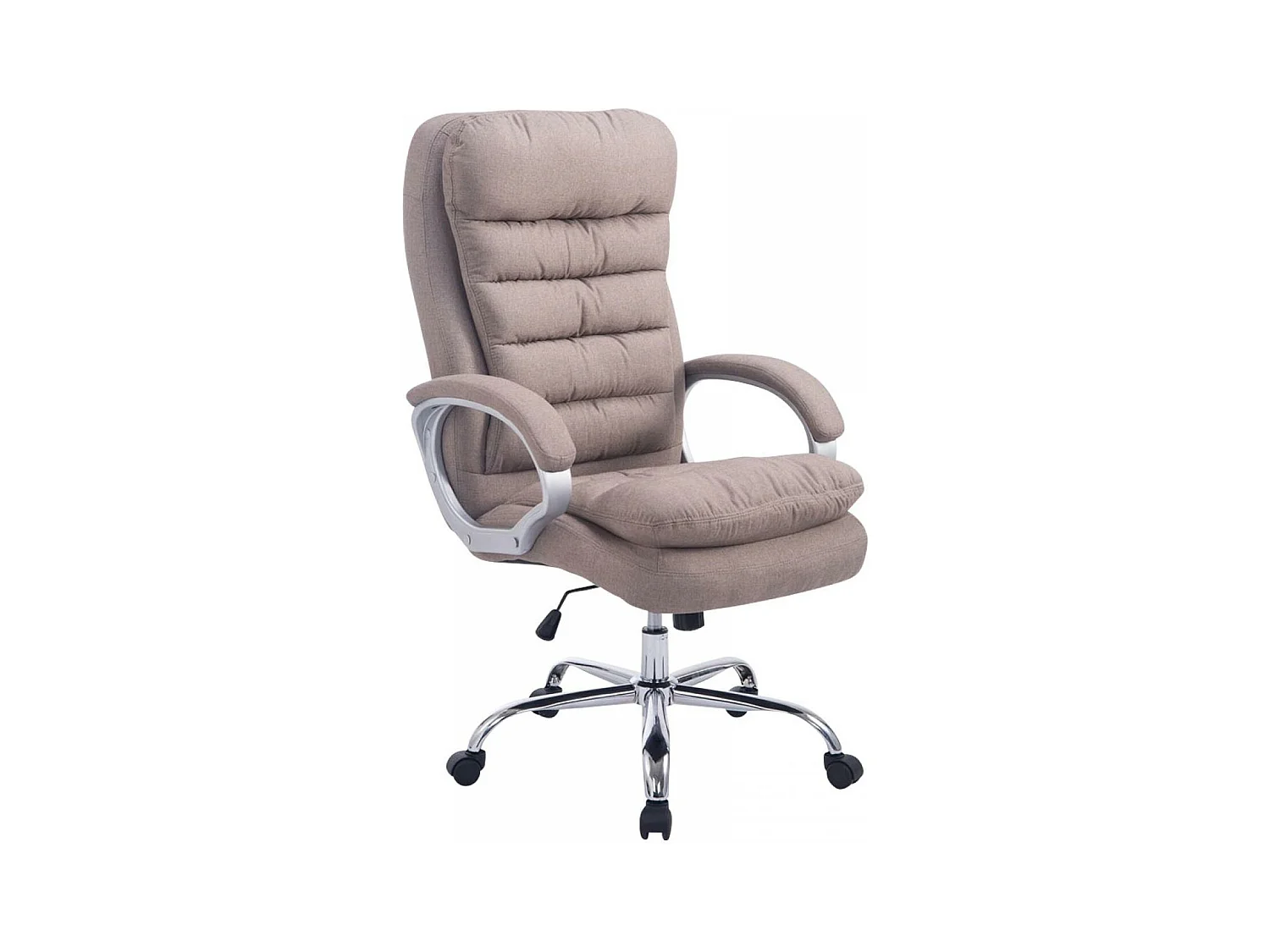 Chaise de bureau - Tissu - Taupe - XXL Vancouver