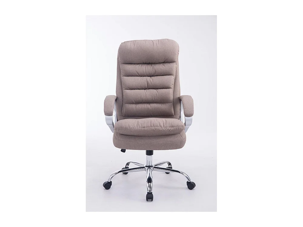 Chaise de bureau - Tissu - Taupe - XXL Vancouver