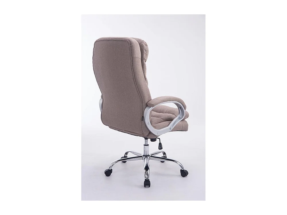 Chaise de bureau - Tissu - Taupe - XXL Vancouver