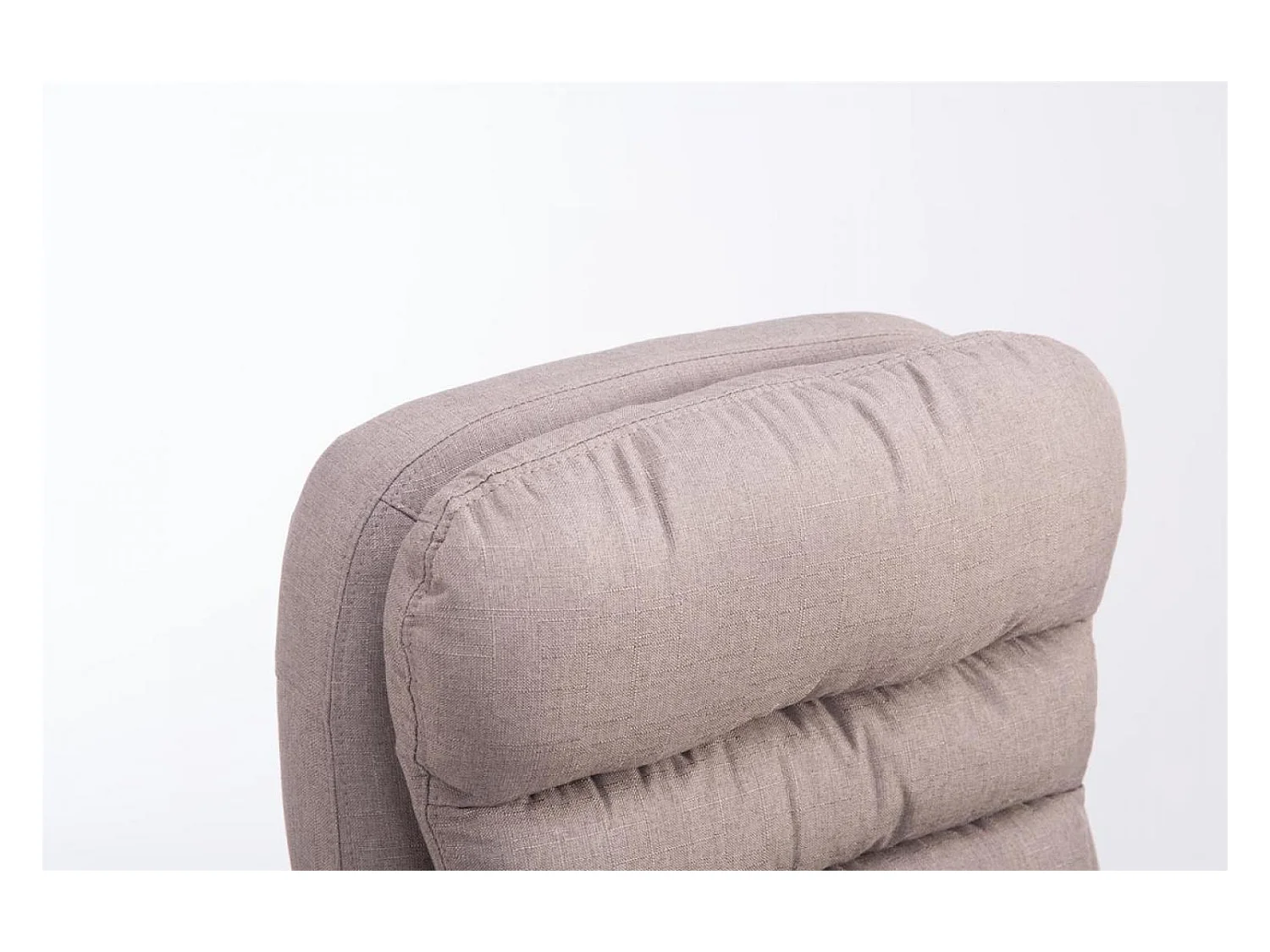 Chaise de bureau - Tissu - Taupe - XXL Vancouver