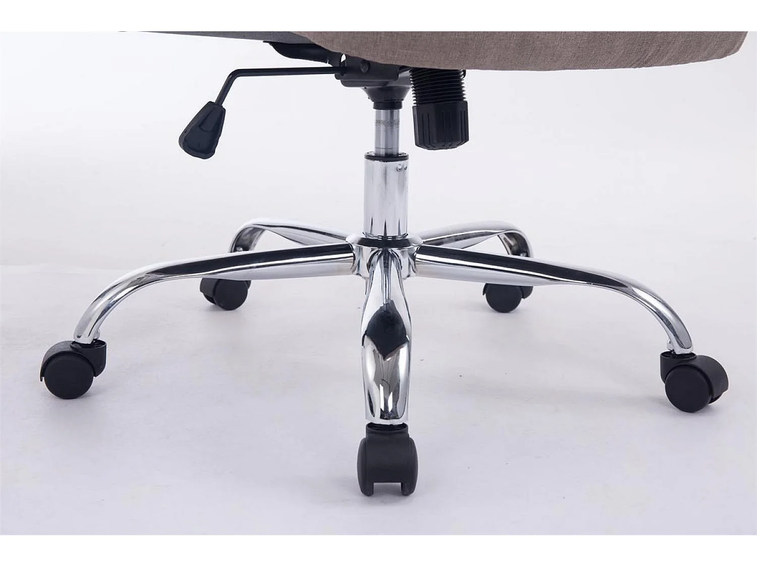 Chaise de bureau - Tissu - Taupe - XXL Vancouver