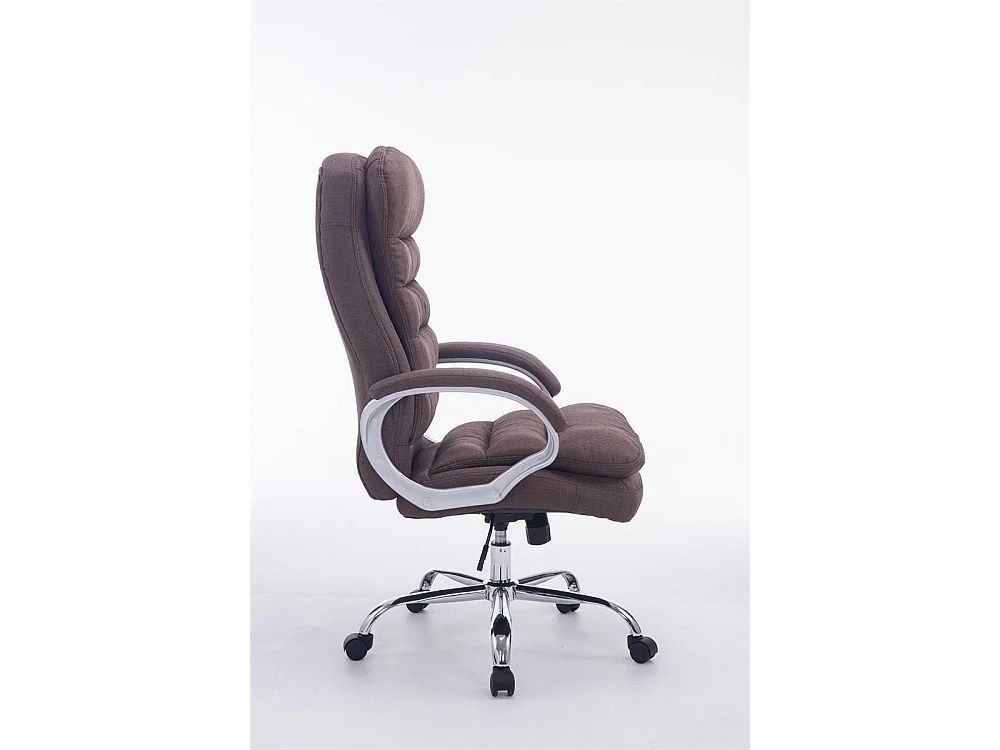 Chaise de bureau - Tissu - Marron - XXL Vancouver