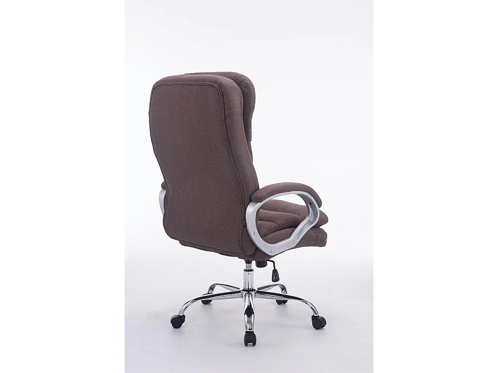Chaise de bureau - Tissu - Marron - XXL Vancouver
