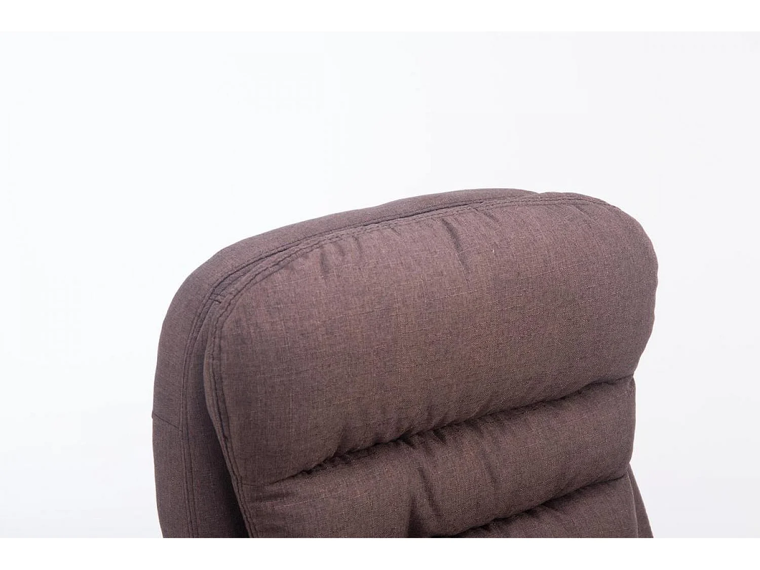 Chaise de bureau - Tissu - Marron - XXL Vancouver