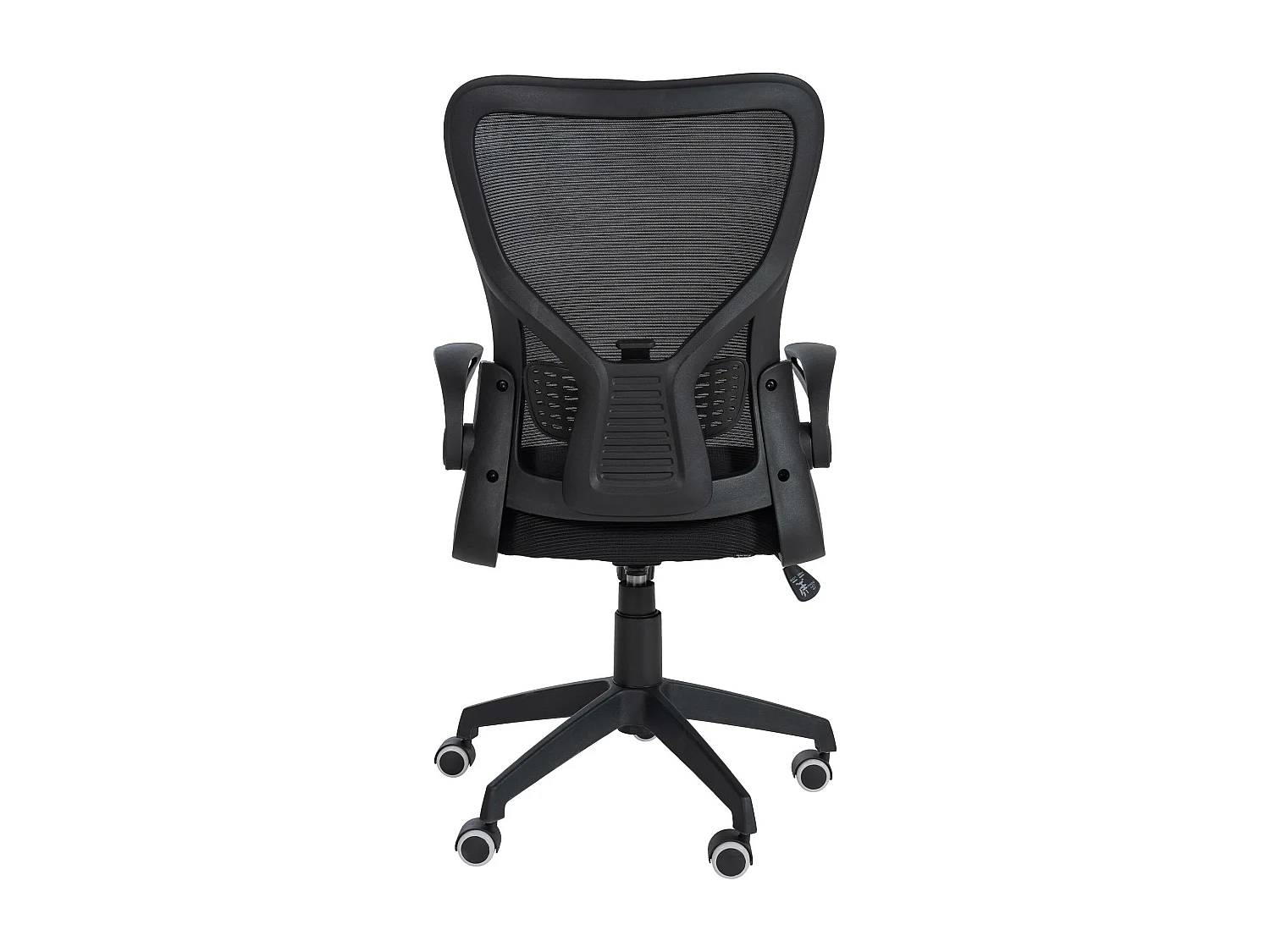 Bürostuhl - Stoff & Kunststoff - schwarz - Hudson