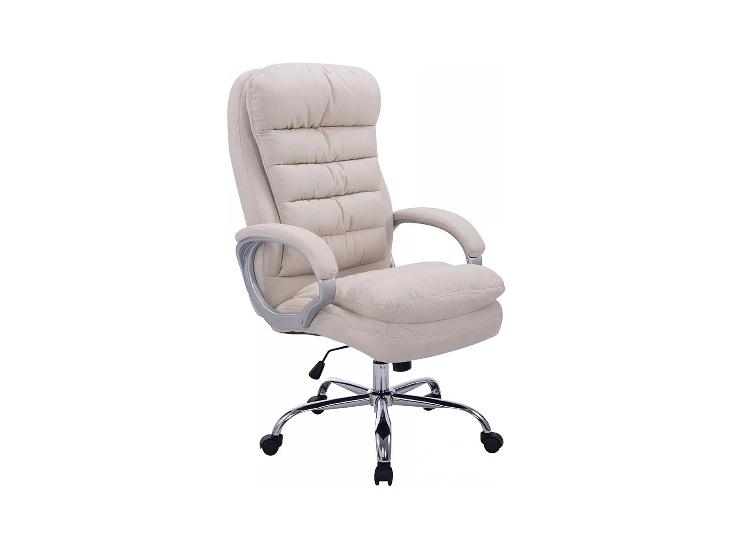 Chaise de bureau - Tissu - Crème - XXL Vancouver