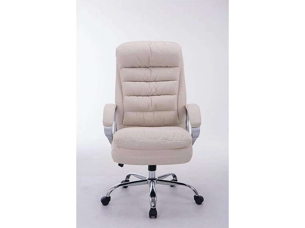 Chaise de bureau - Tissu - Crème - XXL Vancouver