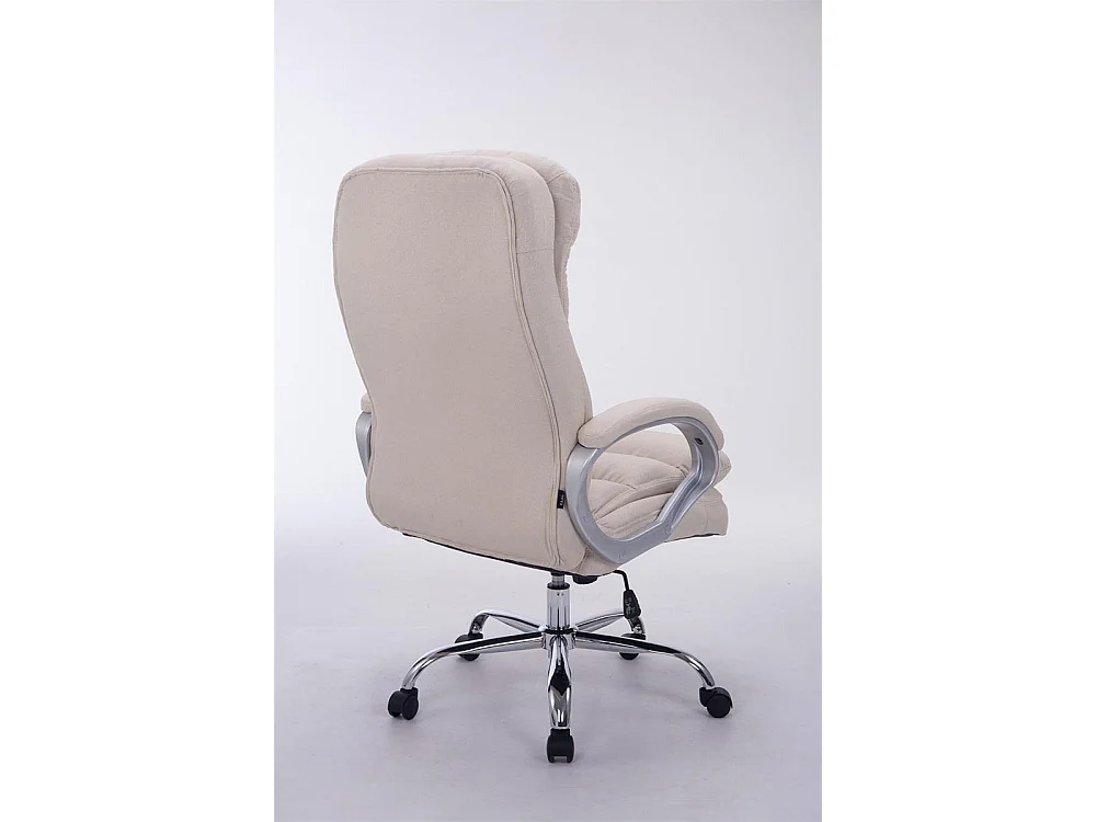 Chaise de bureau - Tissu - Crème - XXL Vancouver