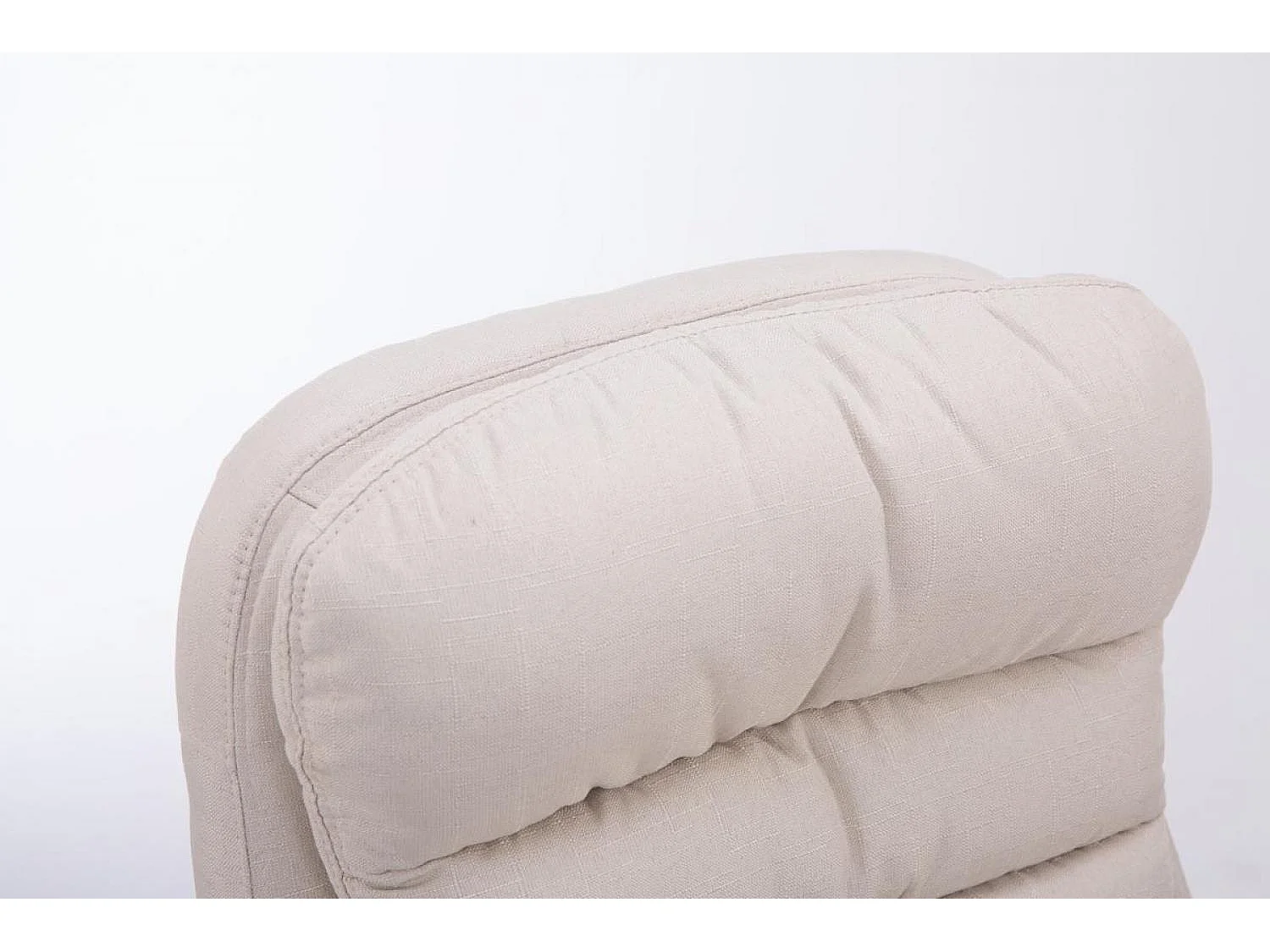 Chaise de bureau - Tissu - Crème - XXL Vancouver