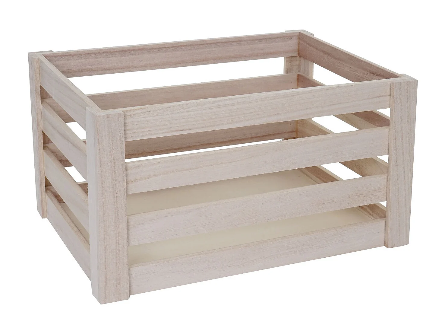 Skrzynka drewniana MCW-C56 (zestaw 3 sztuk),  kolor naturalny