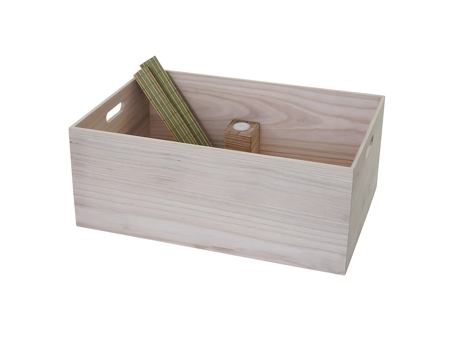 Houten kist MCW-C20,  60x40x24cm, naturel bruin