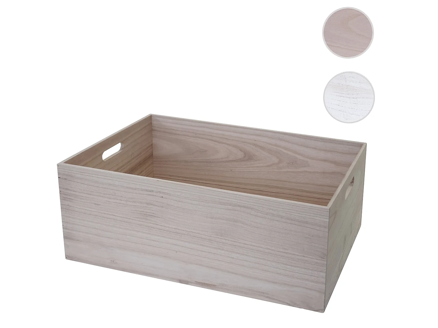 Houten kist MCW-C20,  60x40x24cm, naturel bruin