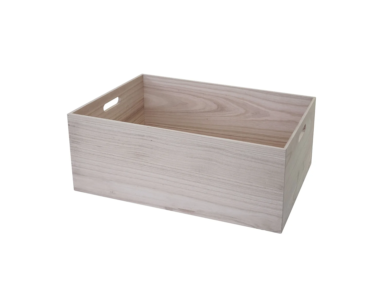 Boîte en bois MCW-C20,  60x40x24cm, brun naturel